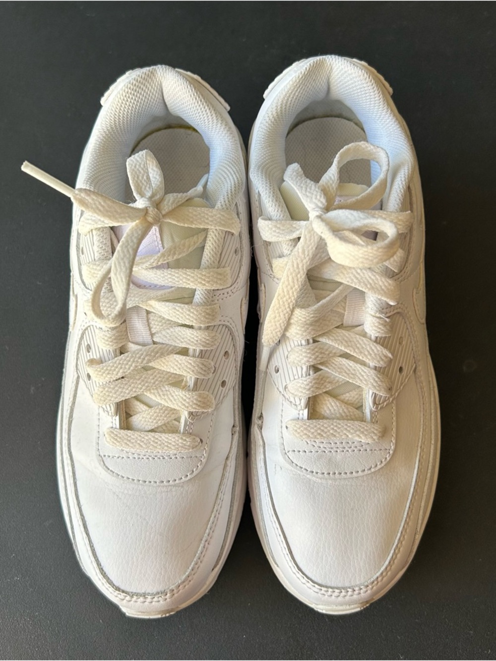 Nike Air Max 90 sneakers in All-white size 5.5Y
